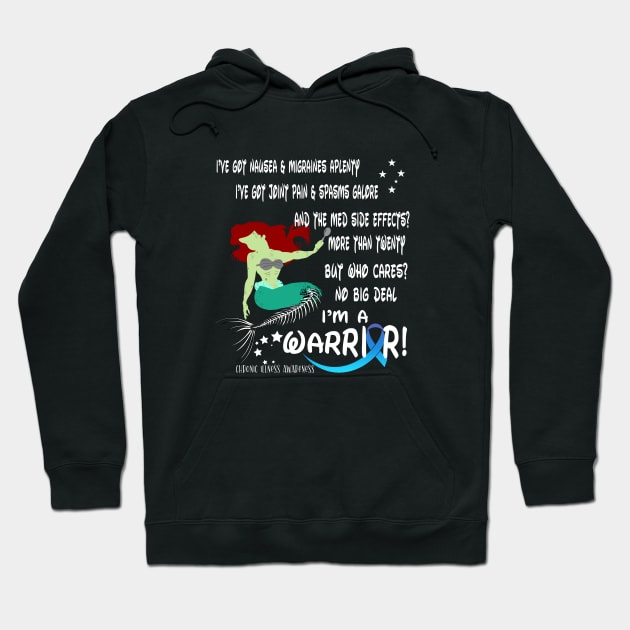 Chronic illness warrior: I've got nausea and migraines Hoodie by spooniespecies